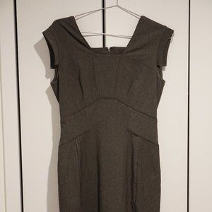 Antonio Melani Gray Sheath Dress (Lined)